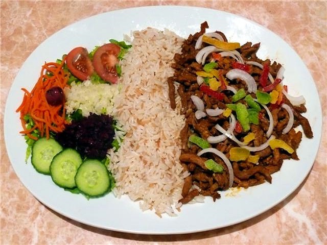 Shawarma aux riz